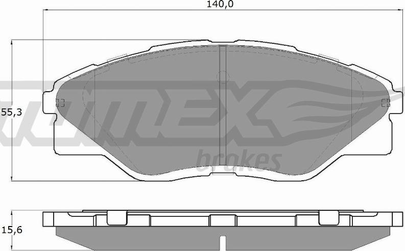 TOMEX brakes TX 19-72 - Kit de plaquettes de frein, frein à disque cwaw.fr