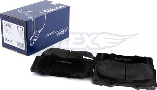 TOMEX brakes TX 14-96 - Kit de plaquettes de frein, frein à disque cwaw.fr