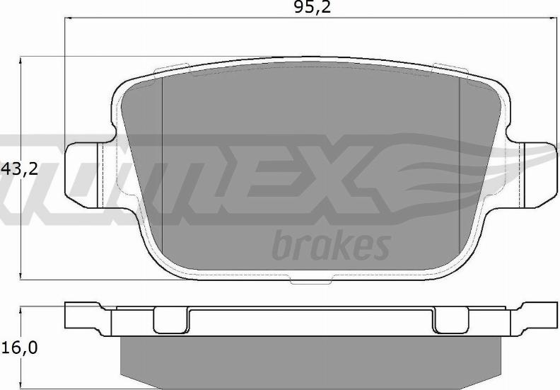 TOMEX brakes TX 14-48 - Kit de plaquettes de frein, frein à disque cwaw.fr