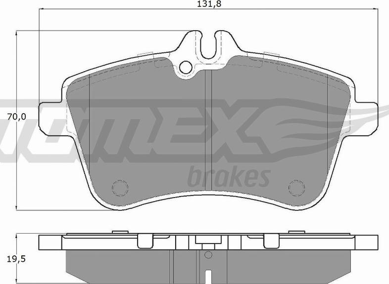 TOMEX brakes TX 14-55 - Kit de plaquettes de frein, frein à disque cwaw.fr