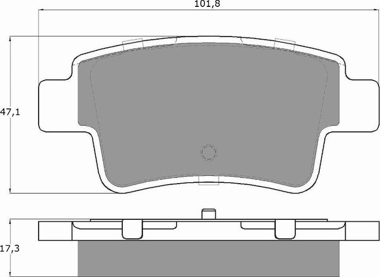 TOMEX brakes TX14-62 - Kit de plaquettes de frein, frein à disque cwaw.fr