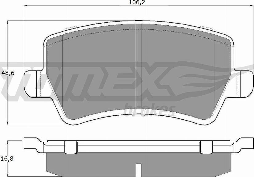 TOMEX brakes TX 14-85 - Kit de plaquettes de frein, frein à disque cwaw.fr