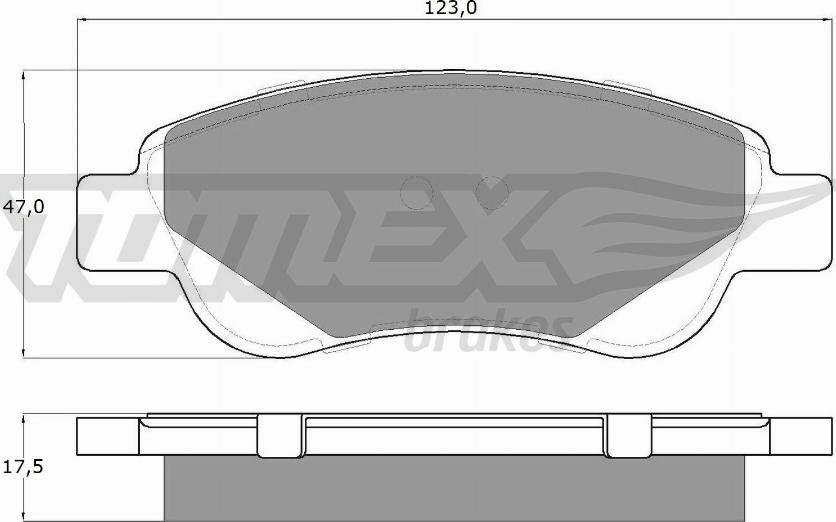 TOMEX brakes TX 14-37 - Kit de plaquettes de frein, frein à disque cwaw.fr