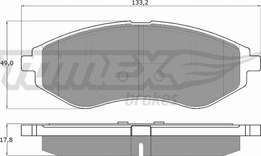 TOMEX brakes TX 14-22 - Kit de plaquettes de frein, frein à disque cwaw.fr