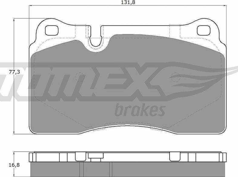 TOMEX brakes TX 14-73 - Kit de plaquettes de frein, frein à disque cwaw.fr