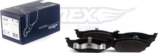 TOMEX brakes TX 15-91 - Kit de plaquettes de frein, frein à disque cwaw.fr