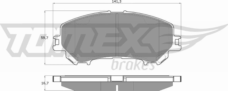 TOMEX brakes TX 15-971 - Kit de plaquettes de frein, frein à disque cwaw.fr