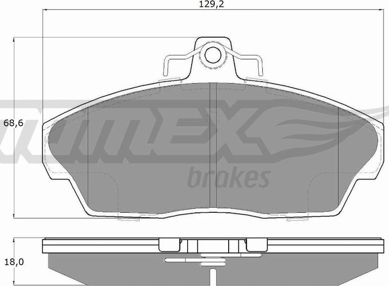 TOMEX brakes TX 15-40 - Kit de plaquettes de frein, frein à disque cwaw.fr