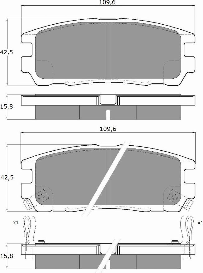 TOMEX brakes TX 15-55 - Kit de plaquettes de frein, frein à disque cwaw.fr