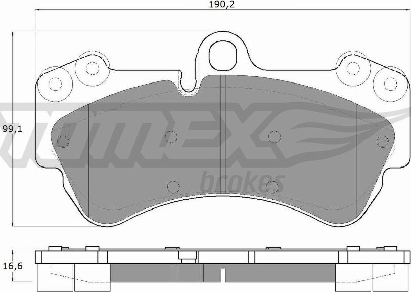 TOMEX brakes TX 15-16 - Kit de plaquettes de frein, frein à disque cwaw.fr