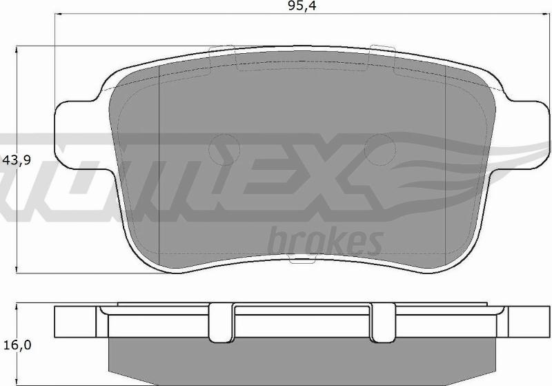 TOMEX brakes TX 15-85 - Kit de plaquettes de frein, frein à disque cwaw.fr