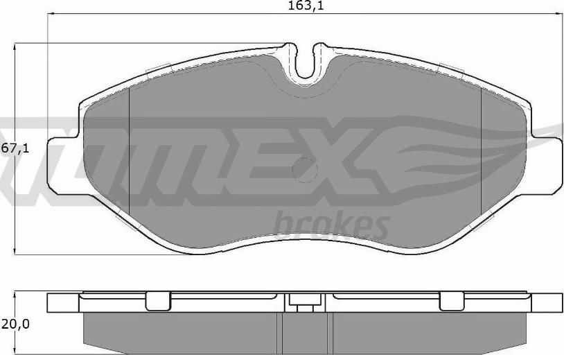 TOMEX brakes TX 15-86 - Kit de plaquettes de frein, frein à disque cwaw.fr