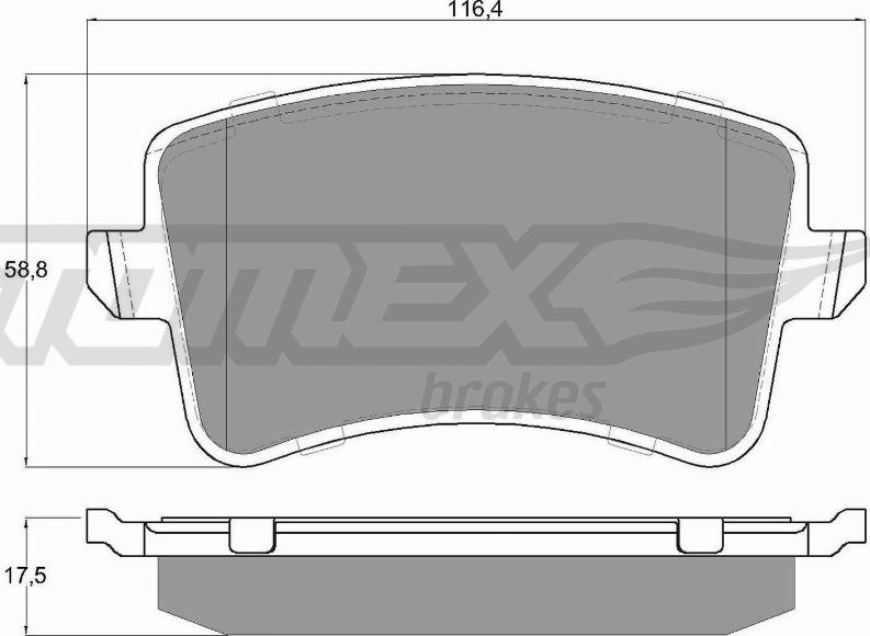 TOMEX brakes TX 15-81 - Kit de plaquettes de frein, frein à disque cwaw.fr