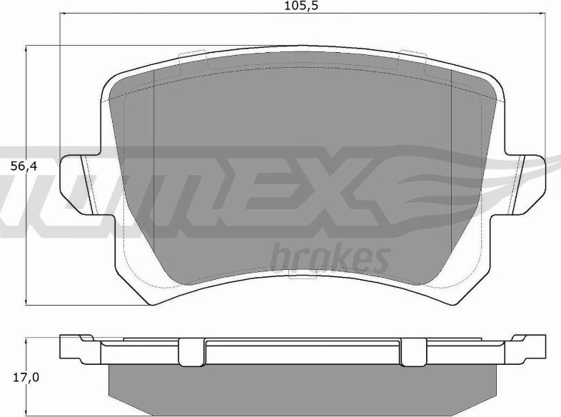 TOMEX brakes TX 15-83 - Kit de plaquettes de frein, frein à disque cwaw.fr