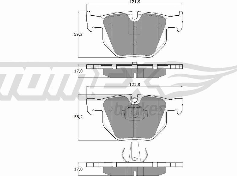 TOMEX brakes TX 15-24 - Kit de plaquettes de frein, frein à disque cwaw.fr