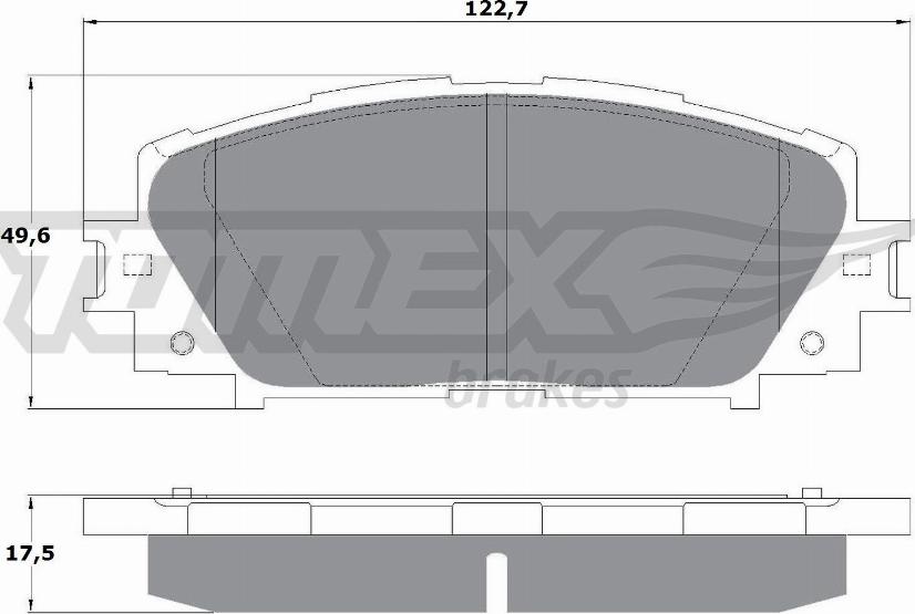 TOMEX brakes TX 16-09 - Kit de plaquettes de frein, frein à disque cwaw.fr