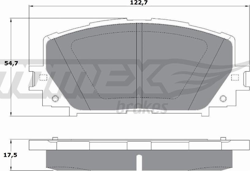 TOMEX brakes TX 16-10 - Kit de plaquettes de frein, frein à disque cwaw.fr