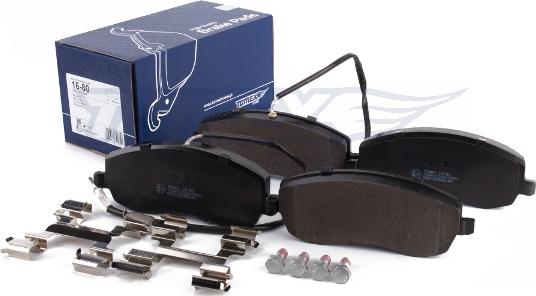 TOMEX brakes TX 16-80 - Kit de plaquettes de frein, frein à disque cwaw.fr