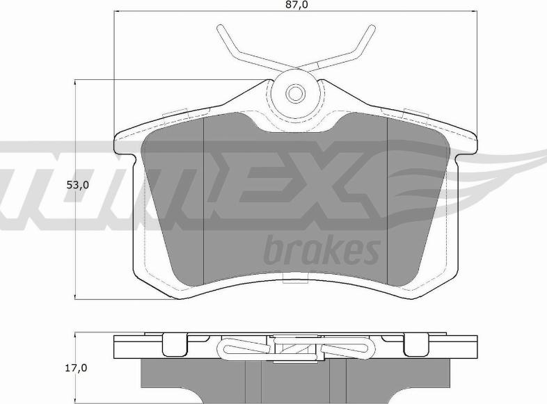 TOMEX brakes TX 16-24 - Kit de plaquettes de frein, frein à disque cwaw.fr