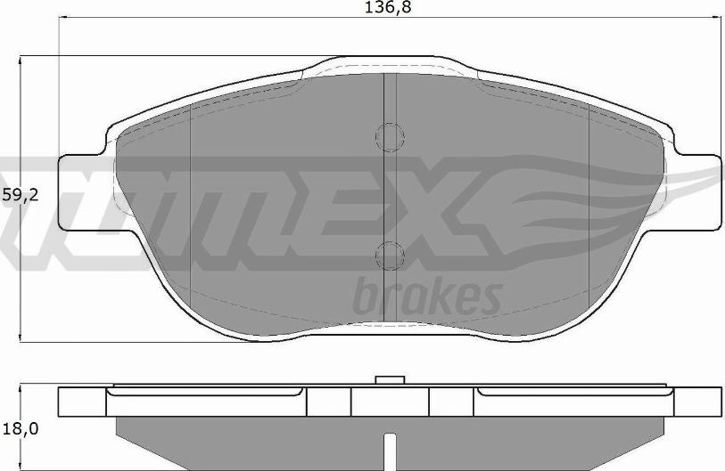 TOMEX brakes TX 16-25 - Kit de plaquettes de frein, frein à disque cwaw.fr