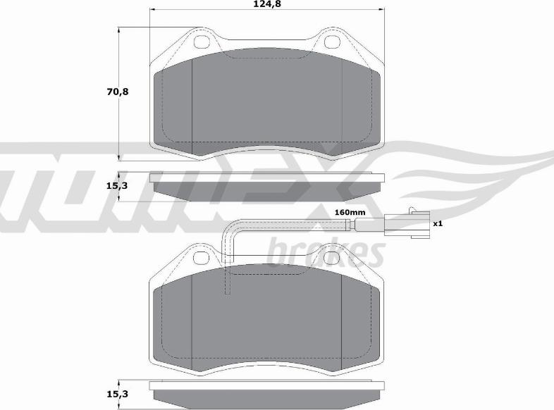 TOMEX brakes TX 16-73 - Kit de plaquettes de frein, frein à disque cwaw.fr