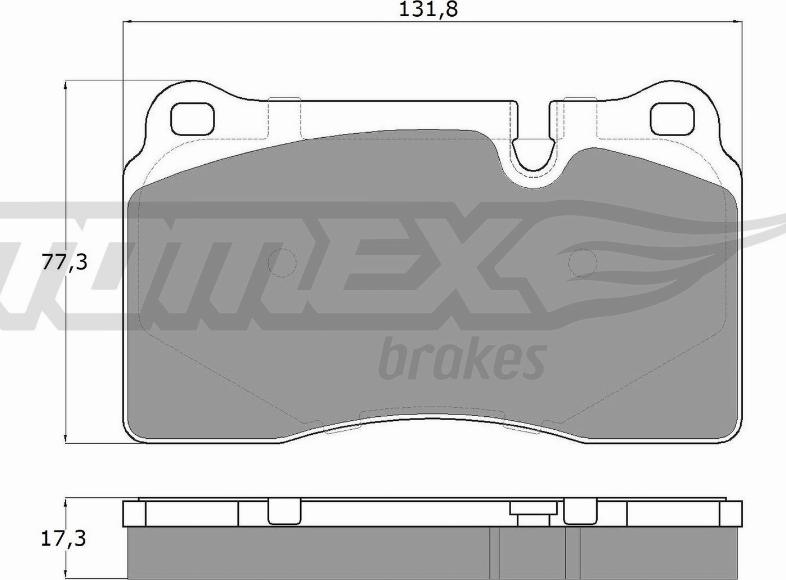 TOMEX brakes TX 16-72 - Kit de plaquettes de frein, frein à disque cwaw.fr