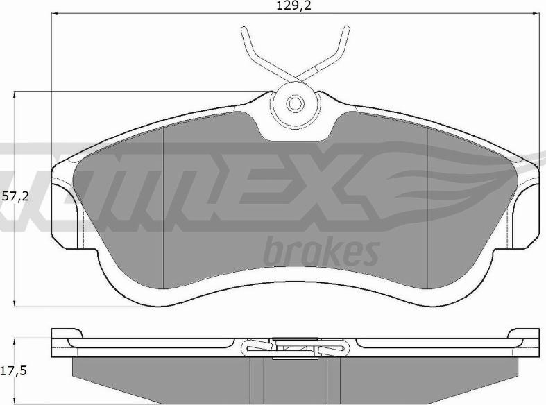 TOMEX brakes TX 10-95 - Kit de plaquettes de frein, frein à disque cwaw.fr