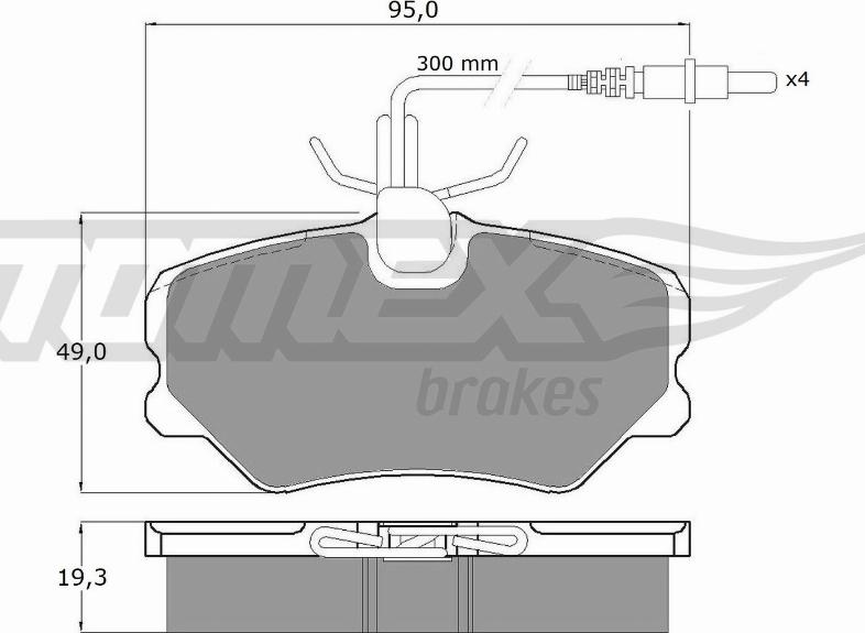 TOMEX brakes TX 10-441 - Kit de plaquettes de frein, frein à disque cwaw.fr