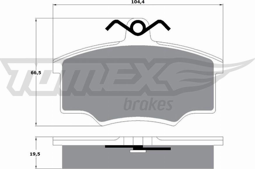 TOMEX brakes TX 10-57 - Kit de plaquettes de frein, frein à disque cwaw.fr