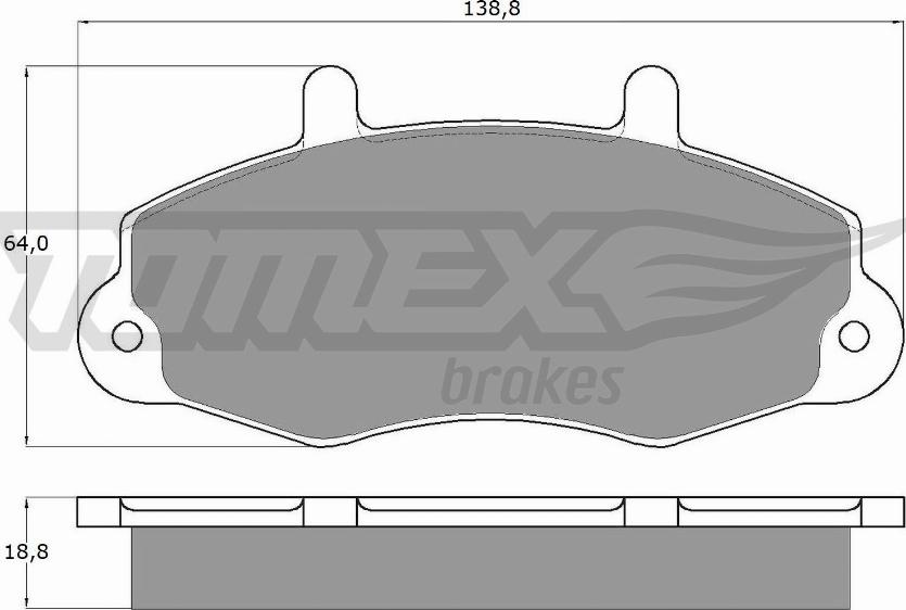 TOMEX brakes TX 10-66 - Kit de plaquettes de frein, frein à disque cwaw.fr