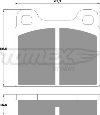 TOMEX brakes TX 10-19 - Kit de plaquettes de frein, frein à disque cwaw.fr