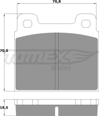 TOMEX brakes TX 10-181 - Kit de plaquettes de frein, frein à disque cwaw.fr