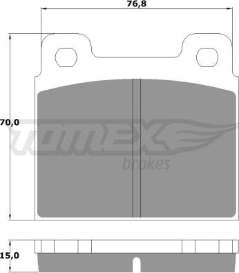 TOMEX brakes TX 10-18 - Kit de plaquettes de frein, frein à disque cwaw.fr