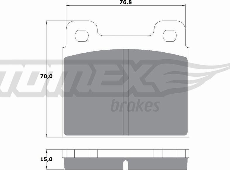 TOMEX brakes TX10-18 - Kit de plaquettes de frein, frein à disque cwaw.fr