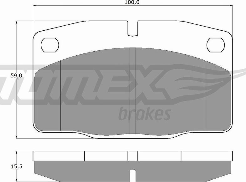 TOMEX brakes TX 10-13 - Kit de plaquettes de frein, frein à disque cwaw.fr