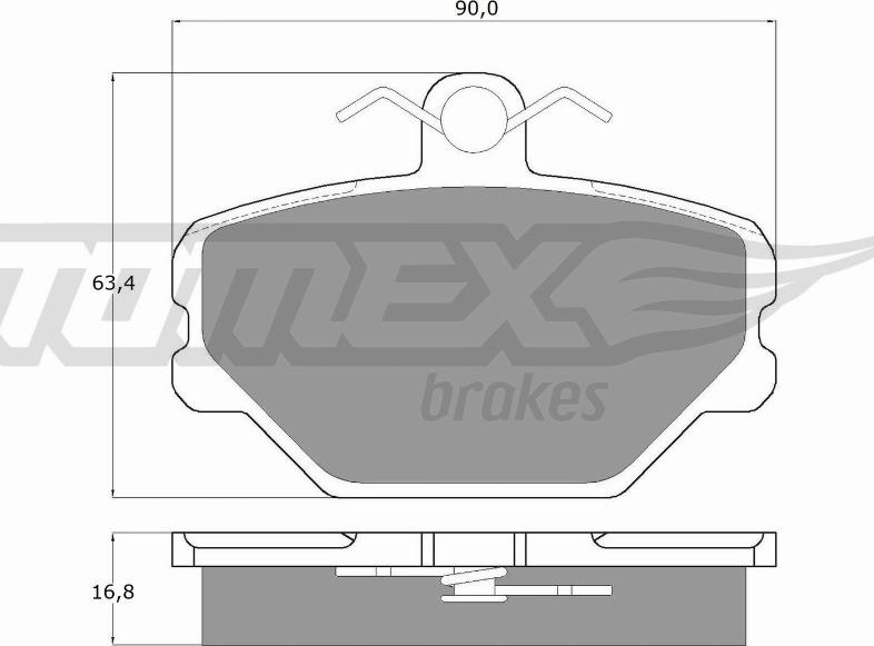 TOMEX brakes TX 10-39 - Kit de plaquettes de frein, frein à disque cwaw.fr