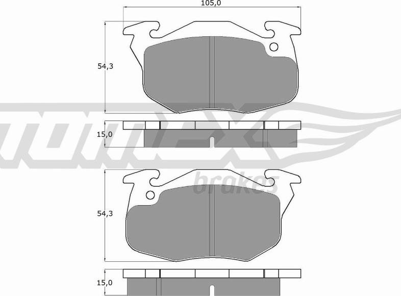 TOMEX brakes TX 10-35 - Kit de plaquettes de frein, frein à disque cwaw.fr