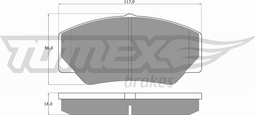 TOMEX brakes TX 10-30 - Kit de plaquettes de frein, frein à disque cwaw.fr