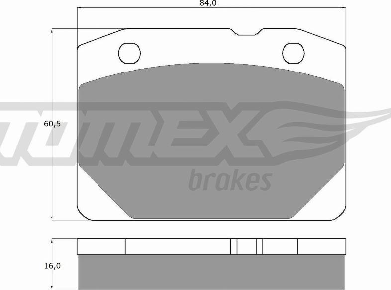 TOMEX brakes TX 10-31 - Kit de plaquettes de frein, frein à disque cwaw.fr