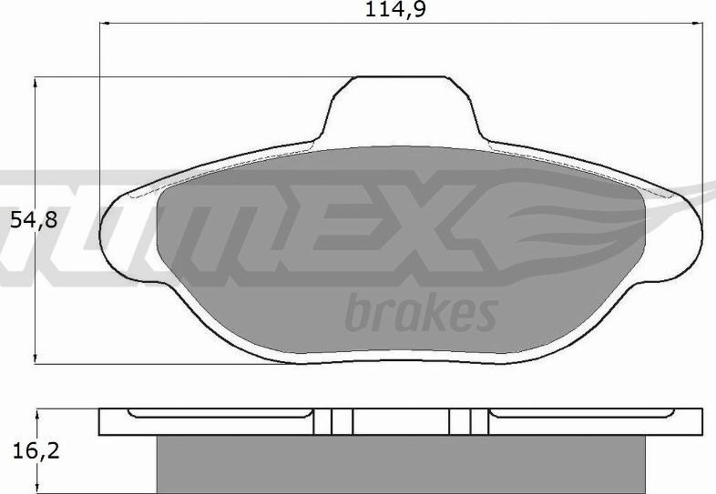 TOMEX brakes TX 10-33 - Kit de plaquettes de frein, frein à disque cwaw.fr