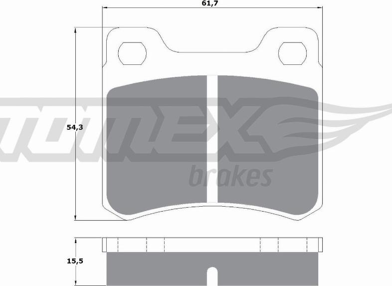 TOMEX brakes TX 10-371 - Kit de plaquettes de frein, frein à disque cwaw.fr