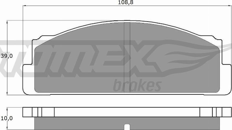 TOMEX brakes TX 10-24 - Kit de plaquettes de frein, frein à disque cwaw.fr