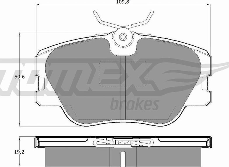 TOMEX brakes TX 10-21 - Kit de plaquettes de frein, frein à disque cwaw.fr