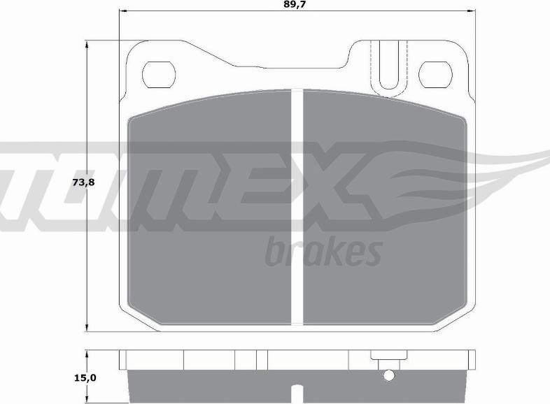 TOMEX brakes TX 10-22 - Kit de plaquettes de frein, frein à disque cwaw.fr