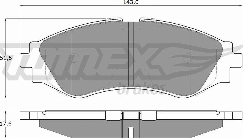 TOMEX brakes TX 10-74 - Kit de plaquettes de frein, frein à disque cwaw.fr