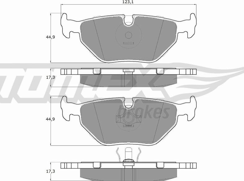 TOMEX brakes TX 10-70 - Kit de plaquettes de frein, frein à disque cwaw.fr