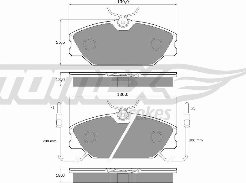 TOMEX brakes TX 10-77 - Kit de plaquettes de frein, frein à disque cwaw.fr