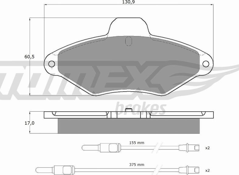 TOMEX brakes TX 11-90 - Kit de plaquettes de frein, frein à disque cwaw.fr