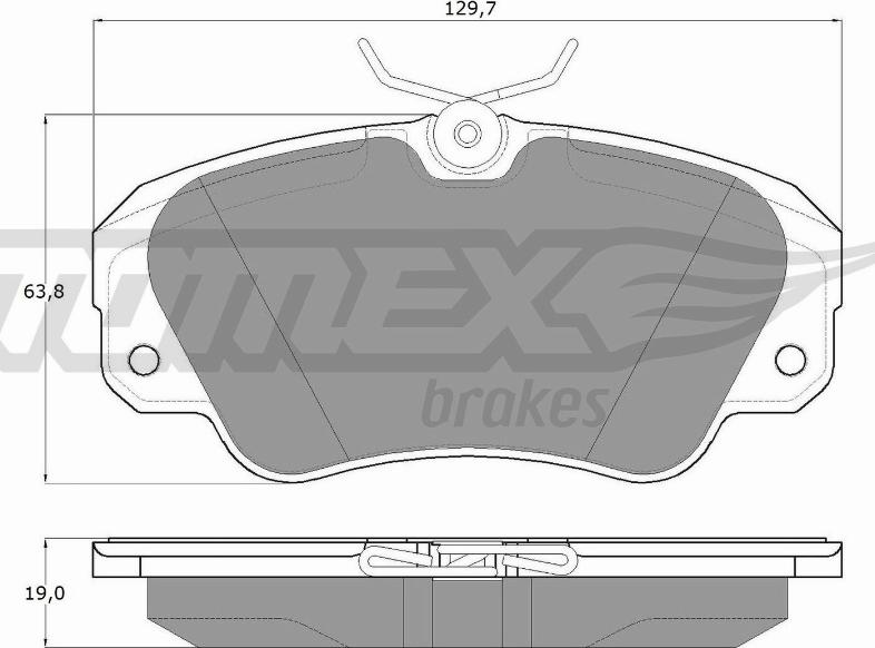 TOMEX brakes TX 11-91 - Kit de plaquettes de frein, frein à disque cwaw.fr