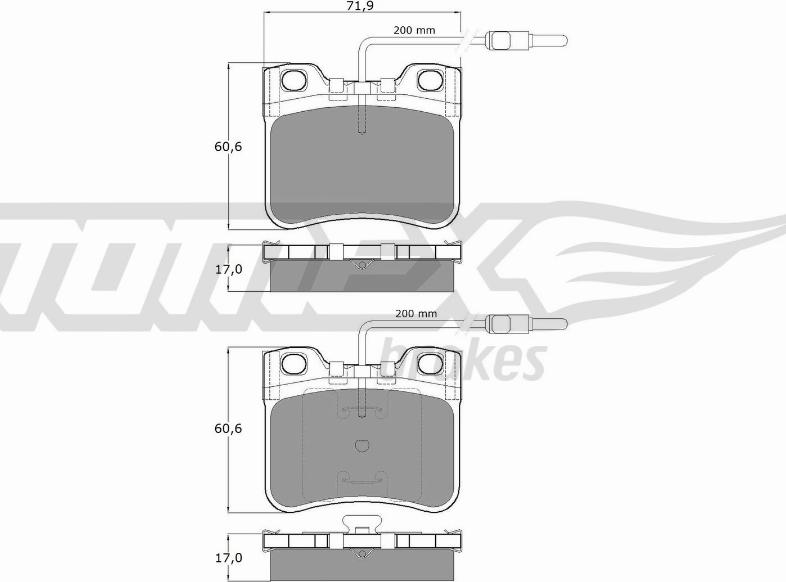 TOMEX brakes TX 11-98 - Kit de plaquettes de frein, frein à disque cwaw.fr